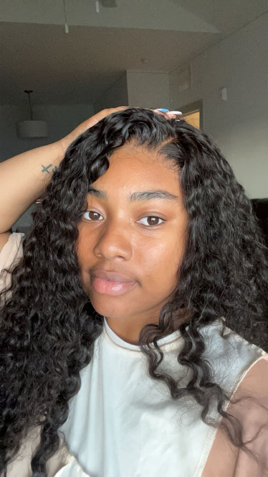 “Chasity” Deep Wave 13x4, 13x6 HD or Transparent Lace Frontal Wig
