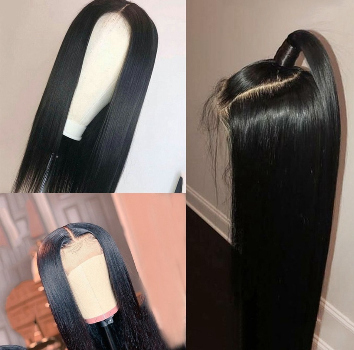 “Kayla” Straight 13x4/13x6 HD or Transparent Lace Frontal Wig